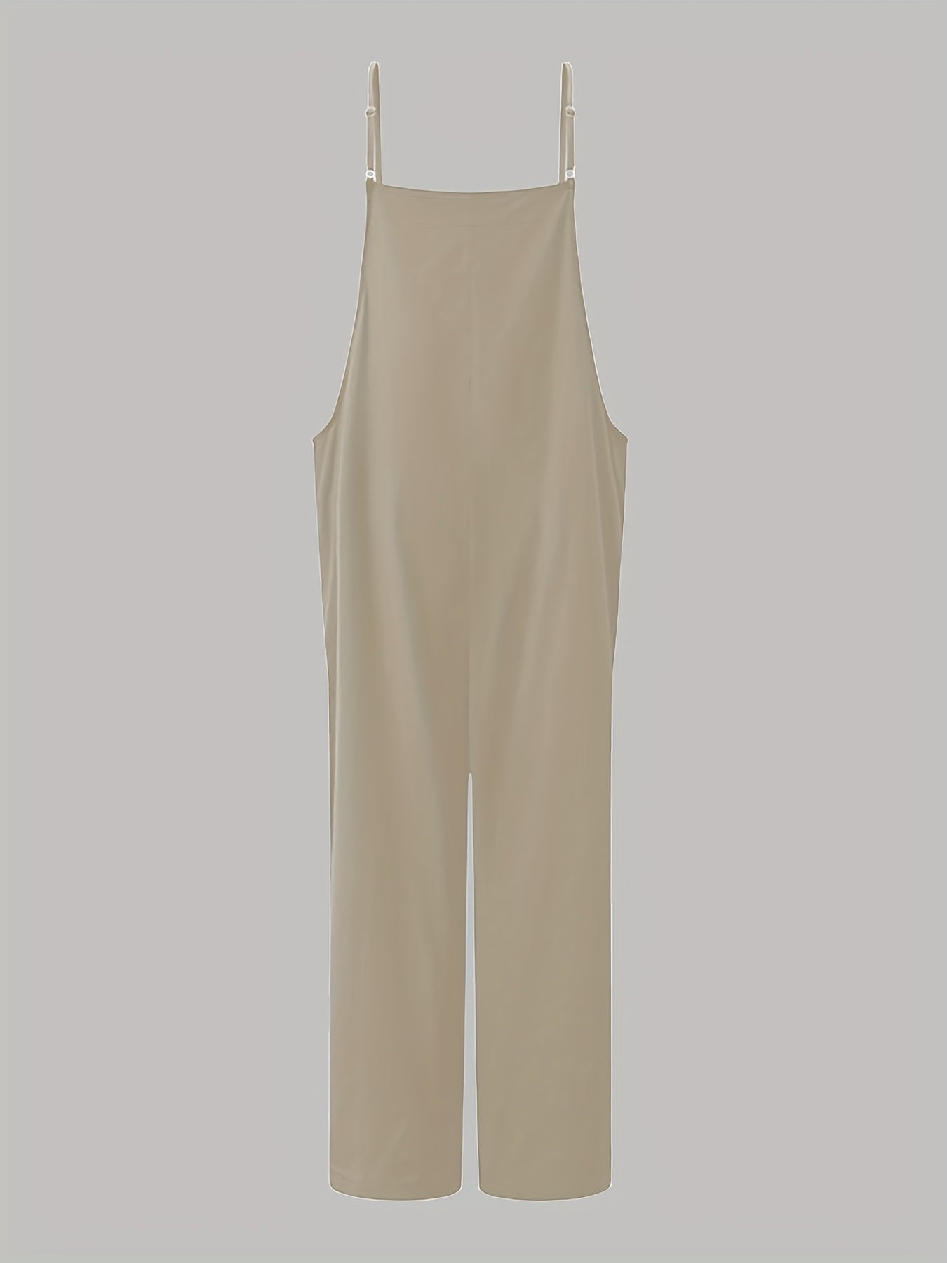 Solid Color Fashion Overalls