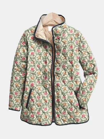 Vintage Floral Quilted Jacket