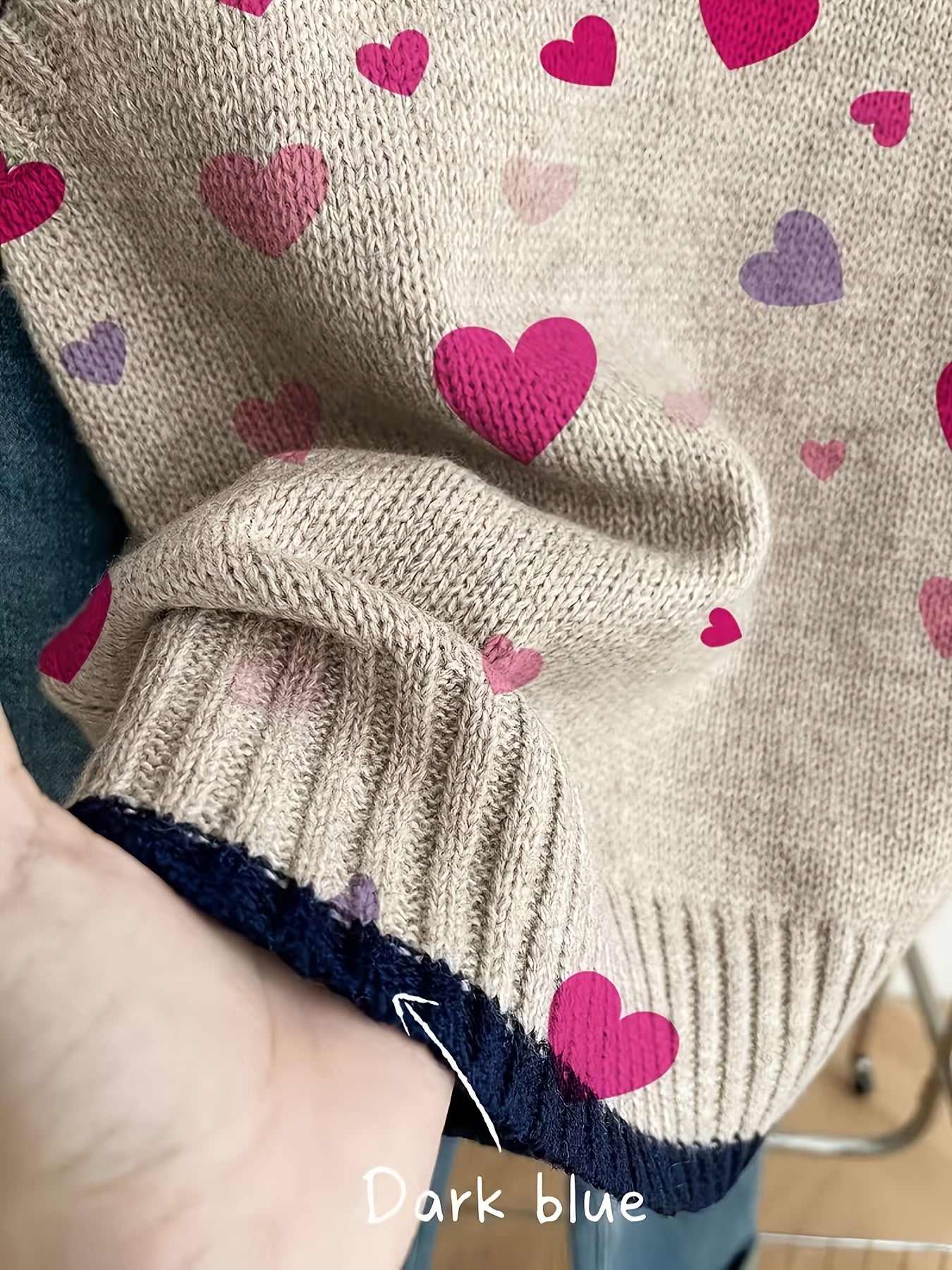 Heart Accent Knit Vest
