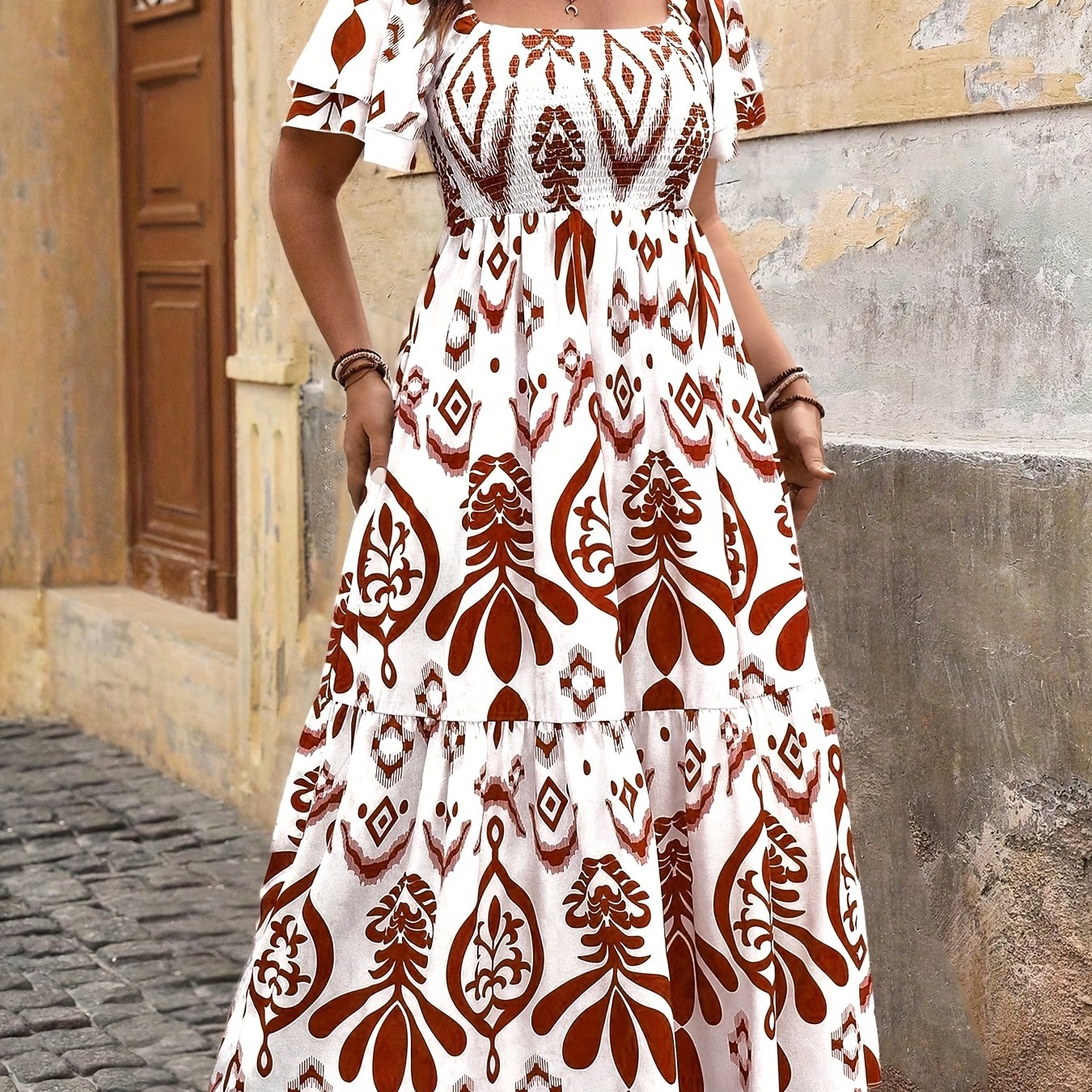 Valencia Boho Summer Maxi Dress