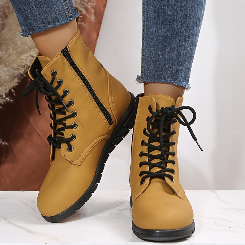 Women's Ankle Flat Boots