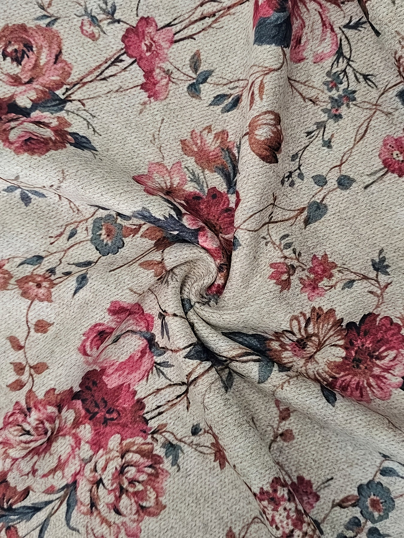 Modern Floral Knit Vest