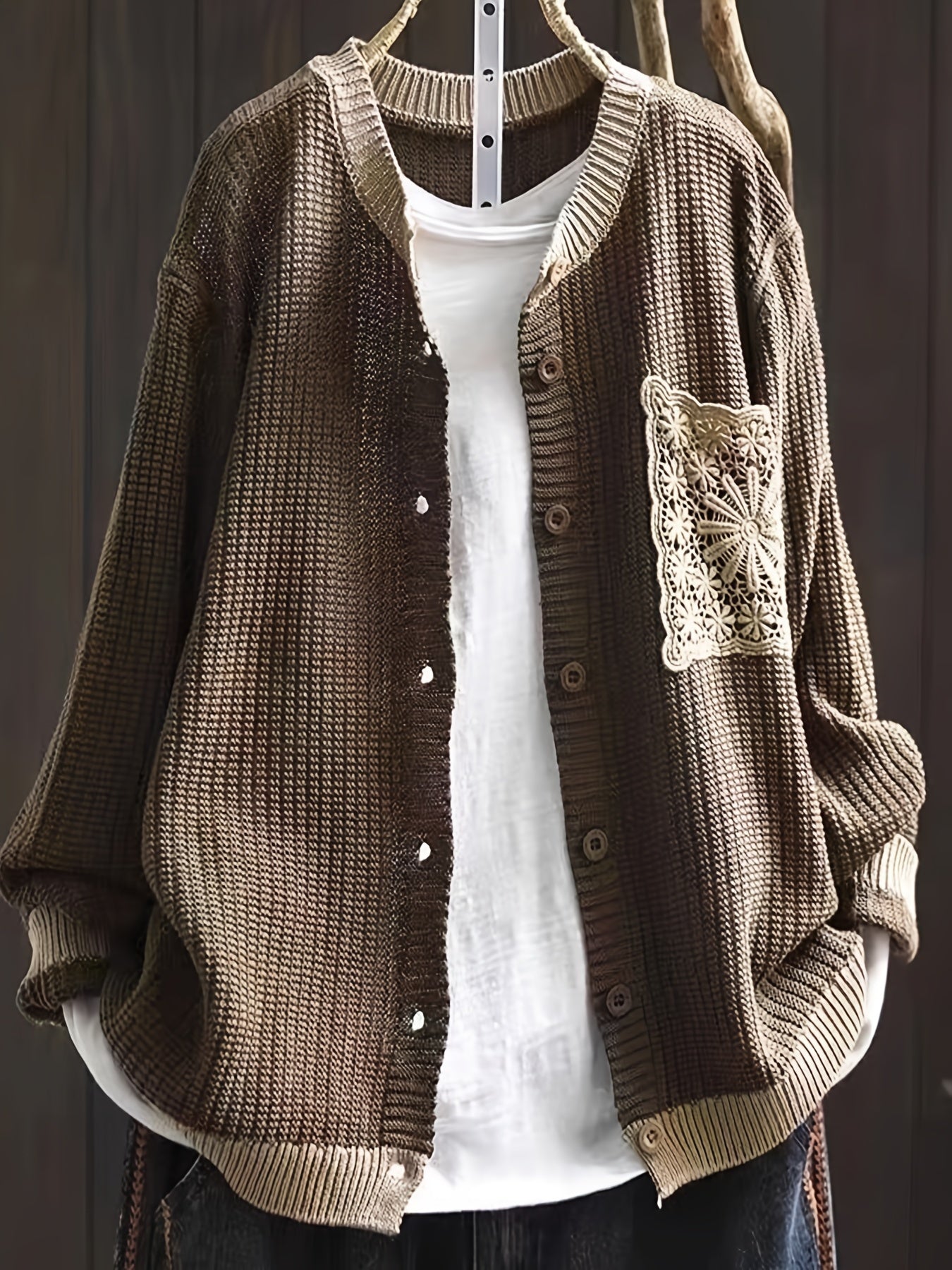 Knit Pocket Coat