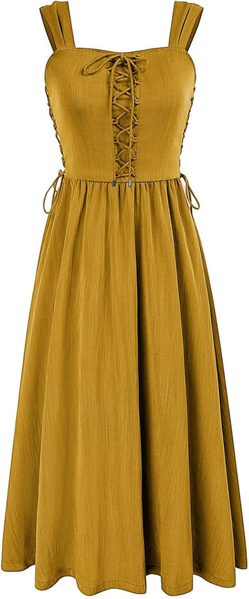 Renaissance Lace-Up Corset Dress