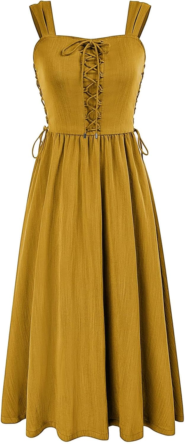 Renaissance Lace-Up Corset Dress