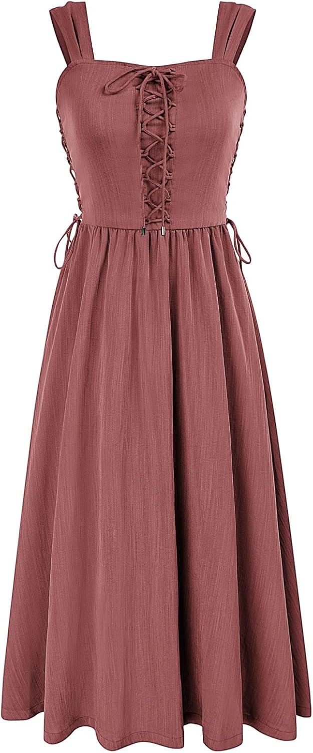 Renaissance Lace-Up Corset Dress