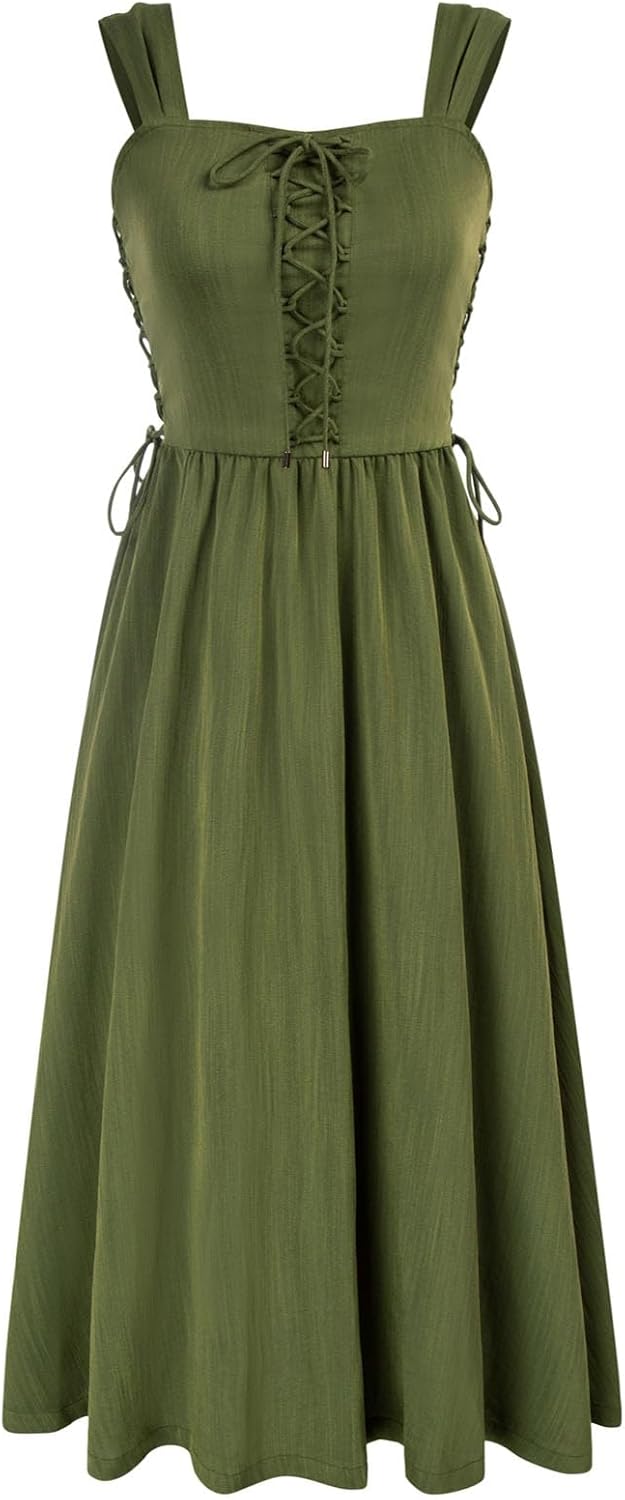Renaissance Lace-Up Corset Dress