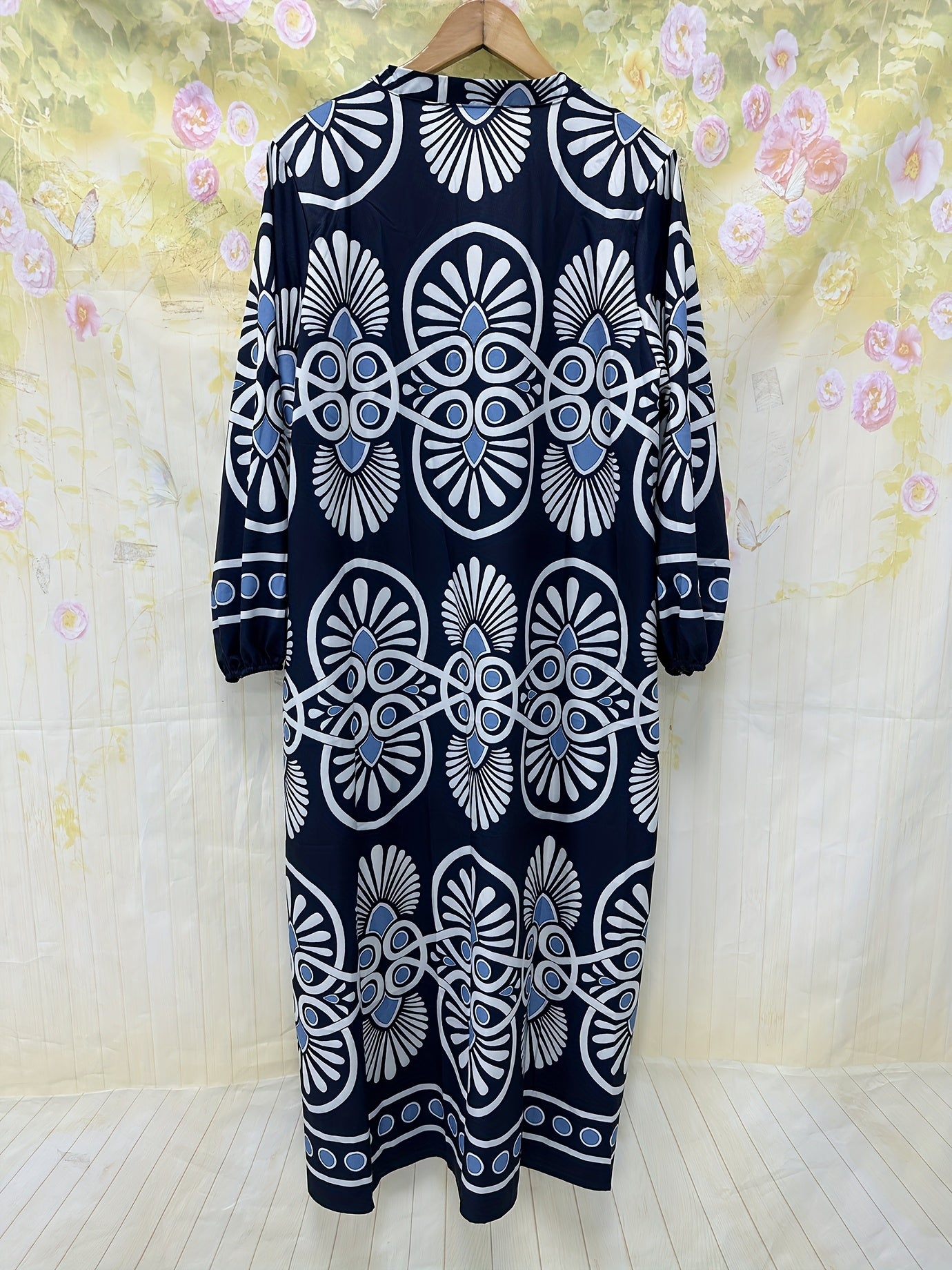 Zahara Bohemian V-Neck Maxi Dress