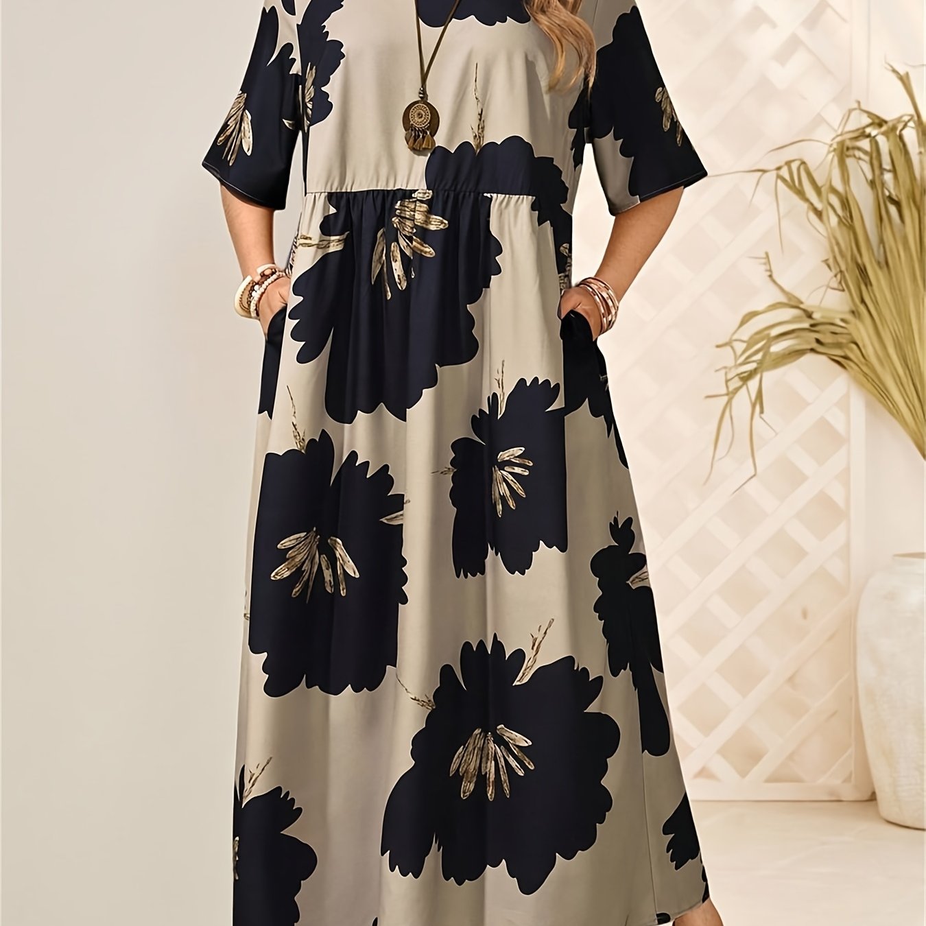 Amara Floral Harmony Maxi Dress