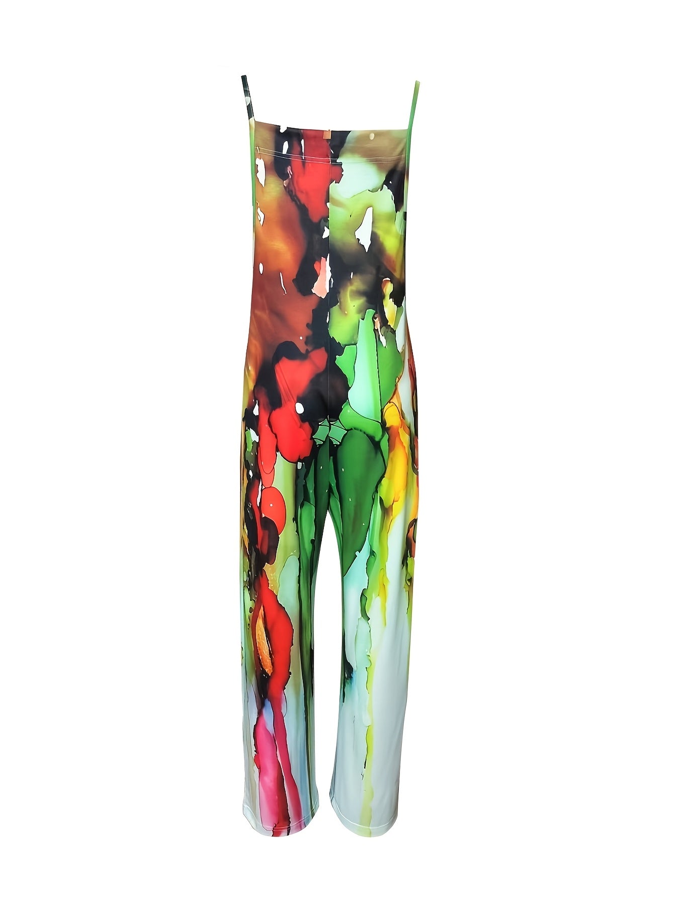 Watercolor Floral Flow Jumpsuit