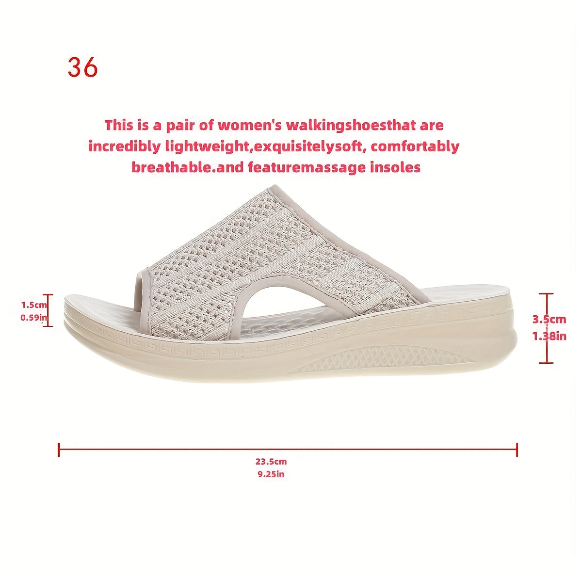 AirMassage Lightweight Walking Slippers