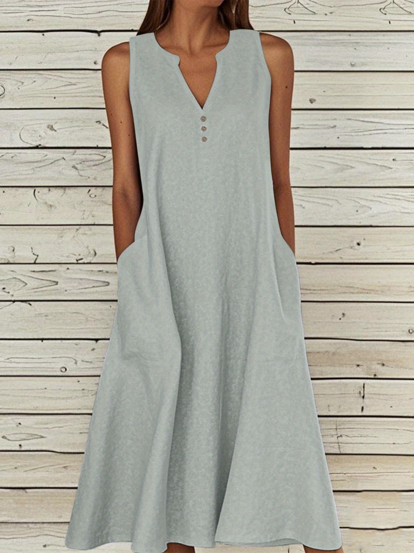 Aria Minimalist Summer Midi Dress