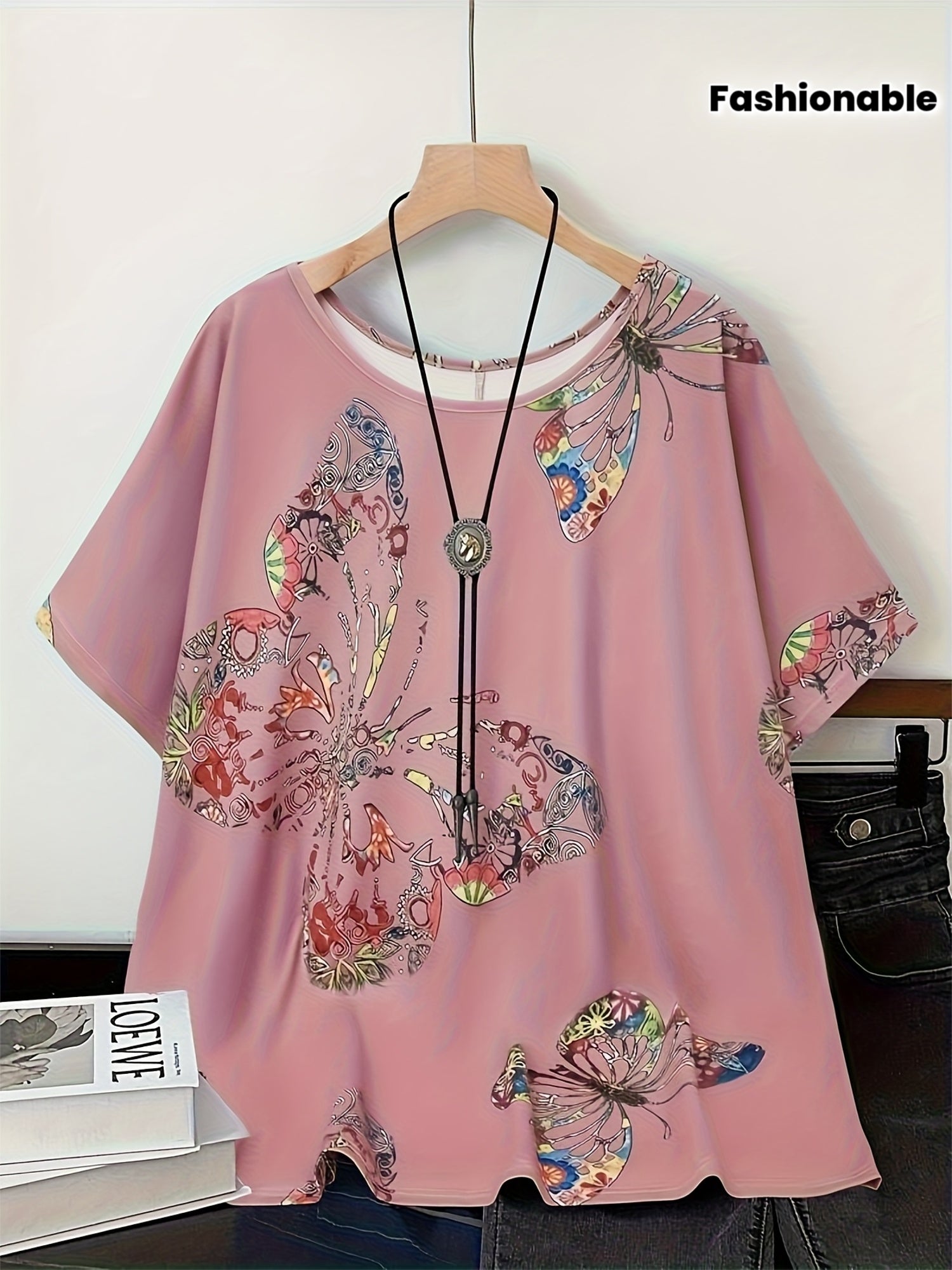Butterfly Print T-Shirt