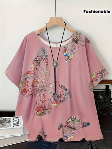 Butterfly Print T-Shirt