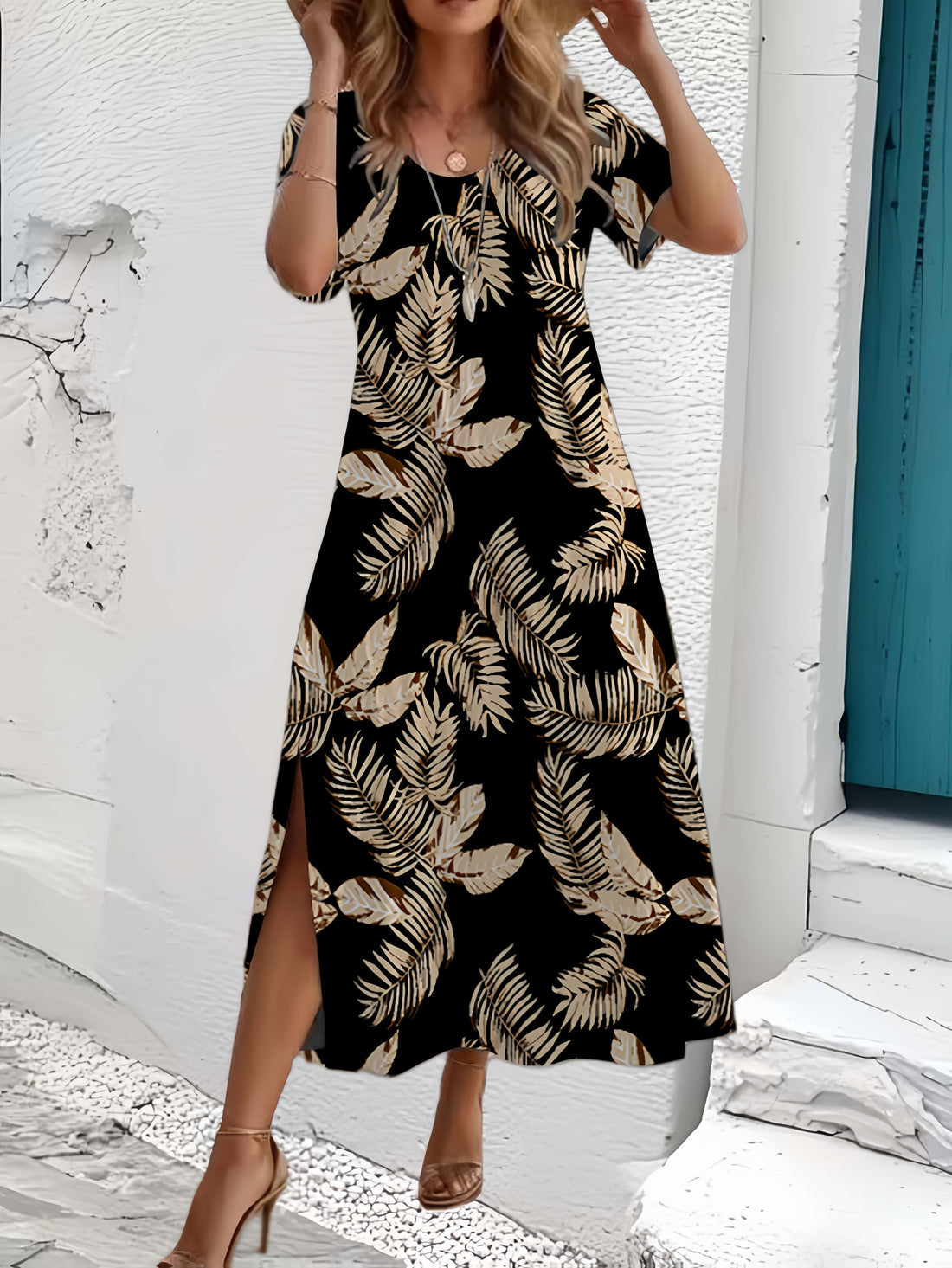 Hawaiian Maxi Dress