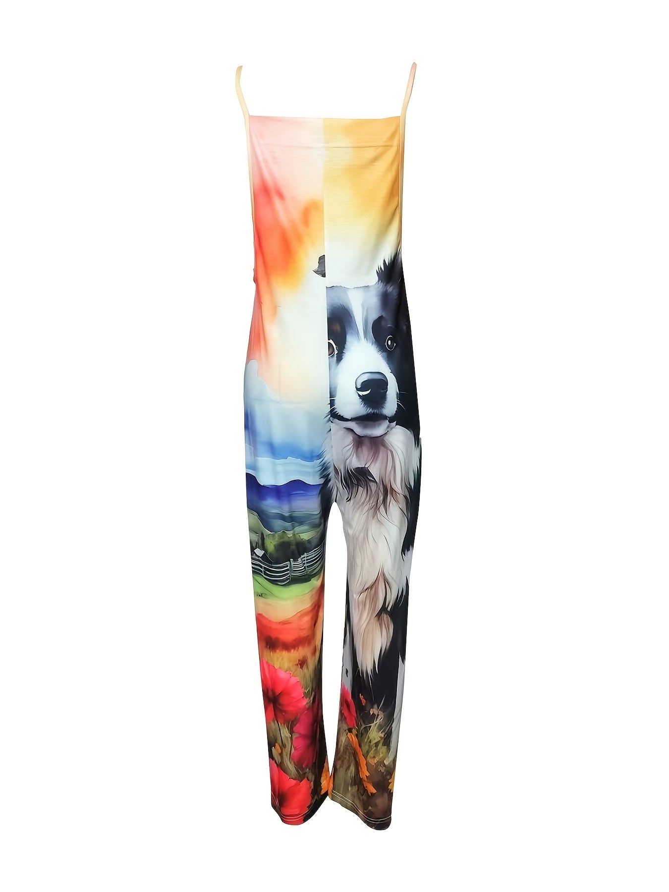 Country Landscape Dog Overalls