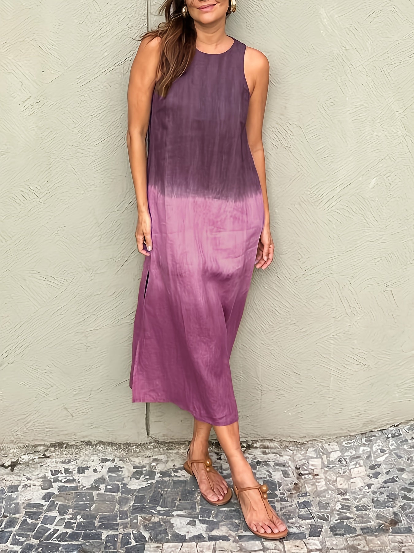 Linen Sleeveless Dress