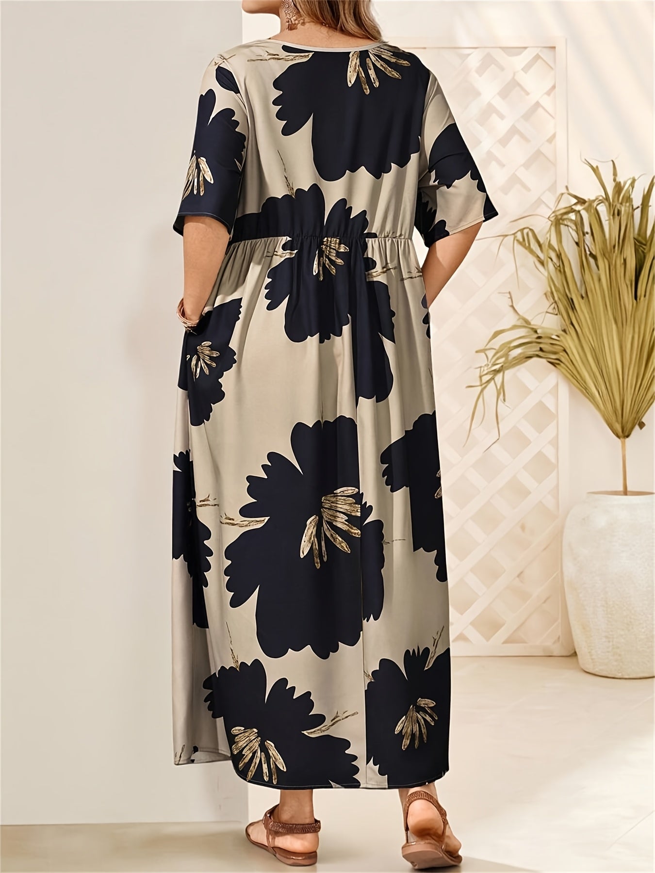 Amara Floral Harmony Maxi Dress