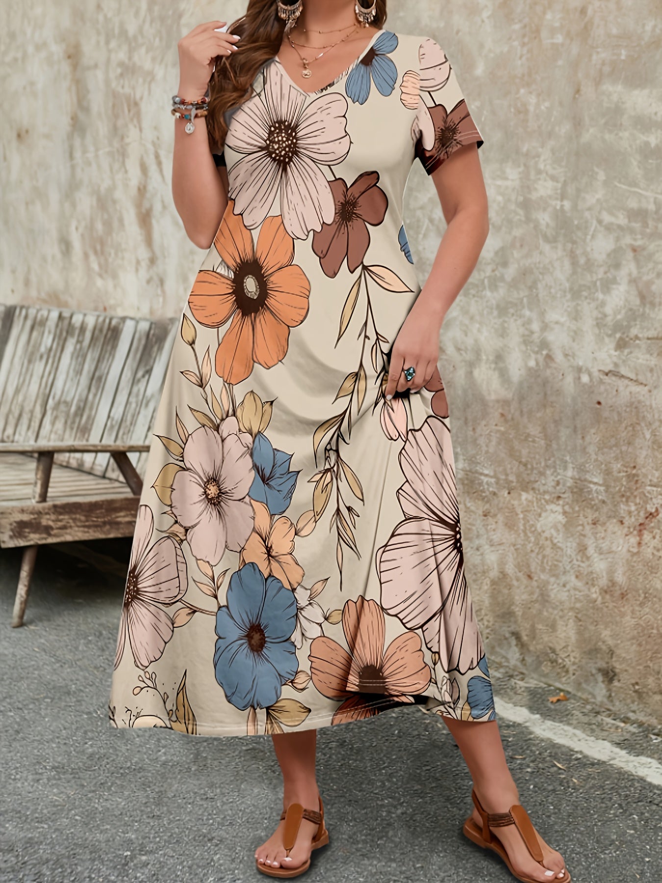 Floral Midi Dress
