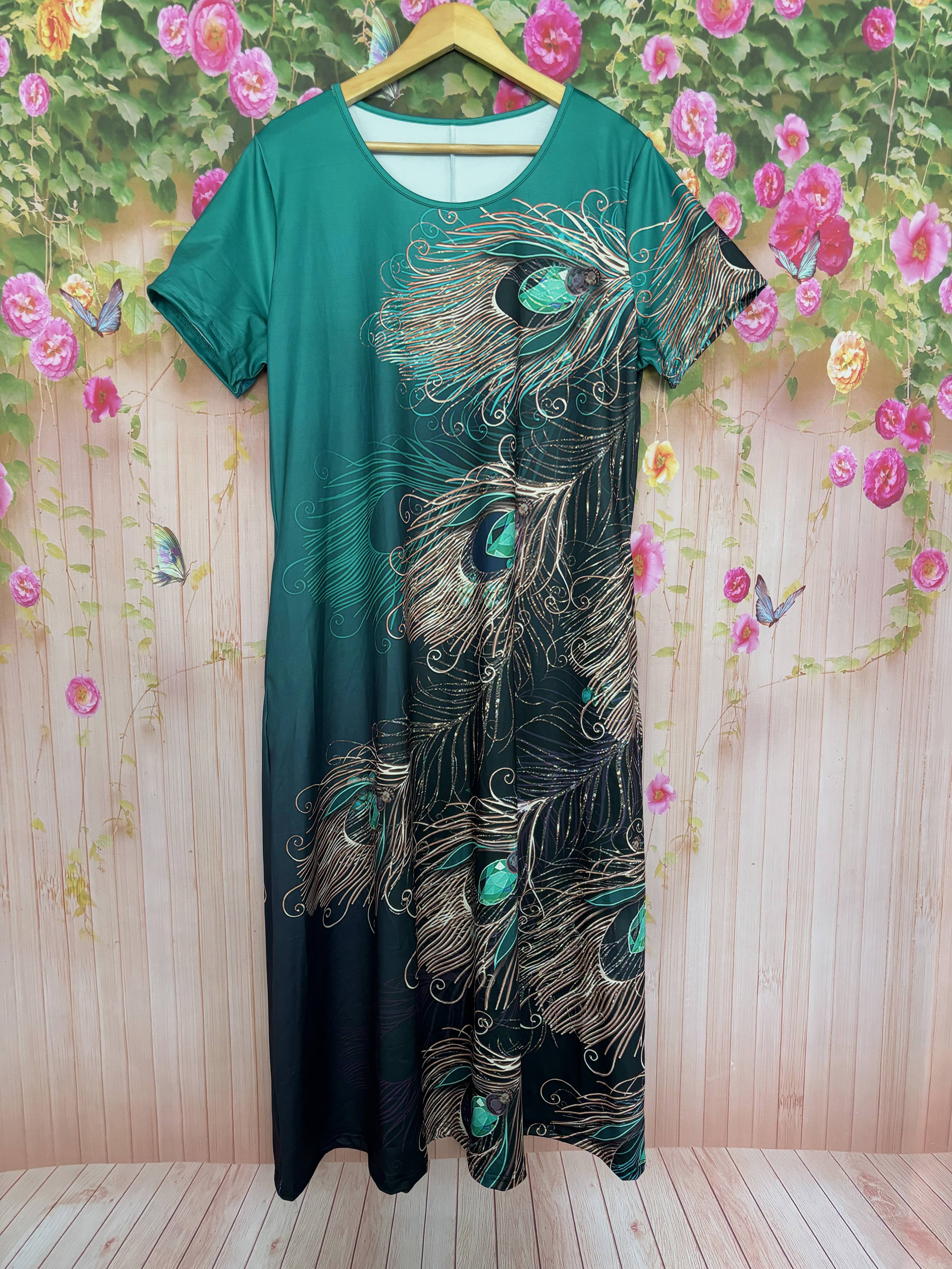 Aurora Peacock Elegance Dress