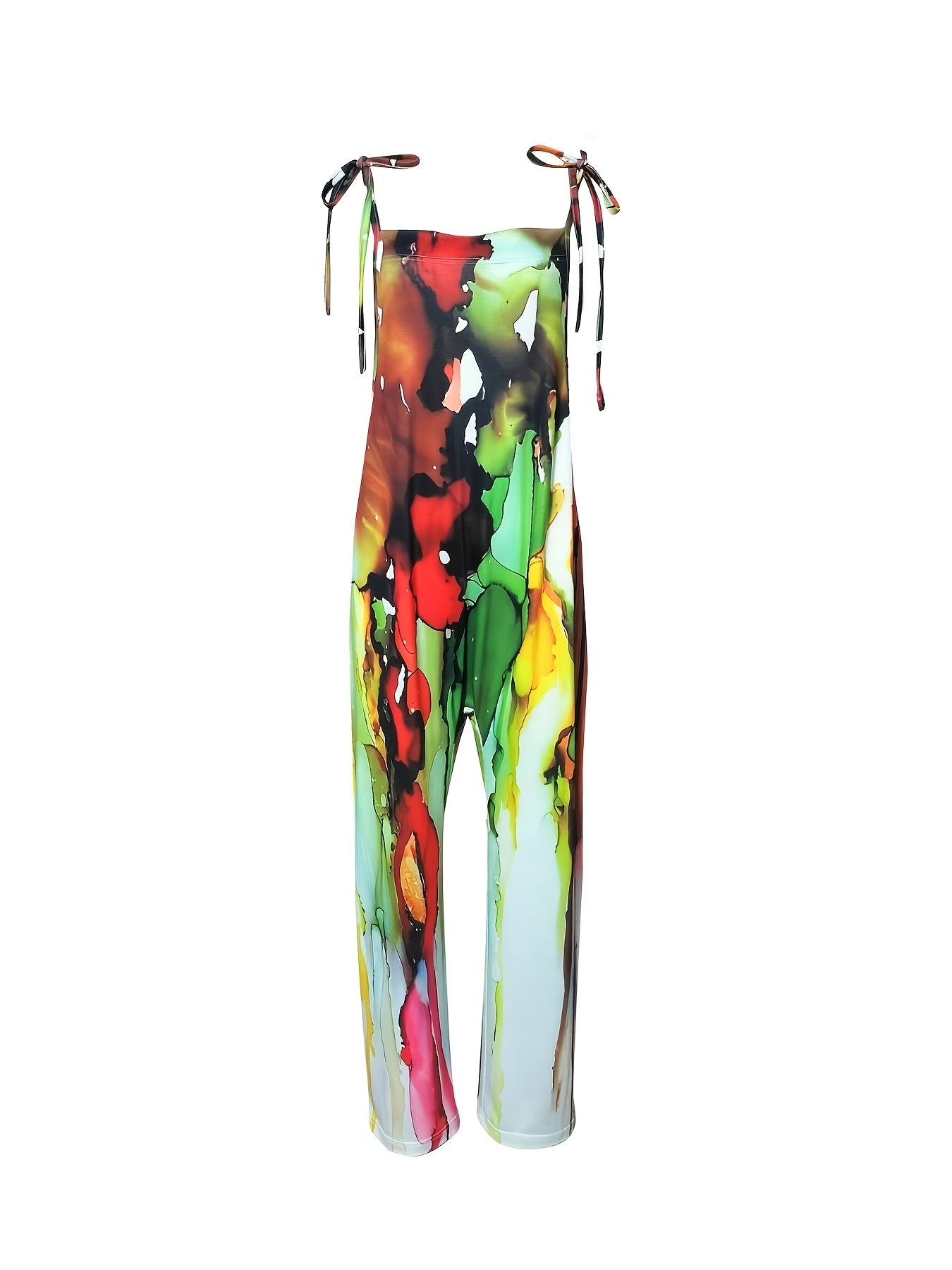 Watercolor Floral Flow Jumpsuit