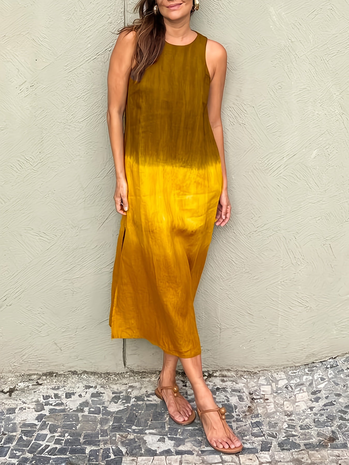 Linen Sleeveless Dress