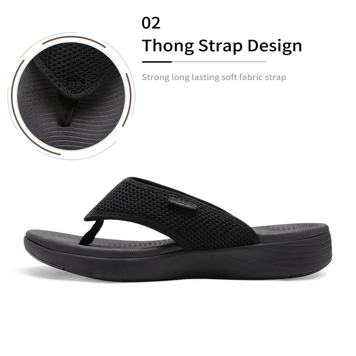 SoftStep Arch Support Flip Flops