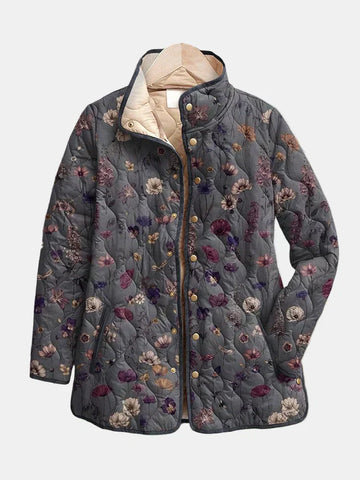 Vintage Floral Quilted Jacket