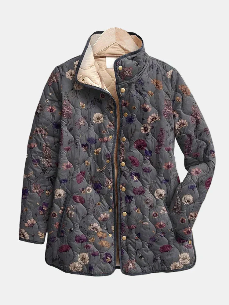 Vintage Floral Quilted Jacket