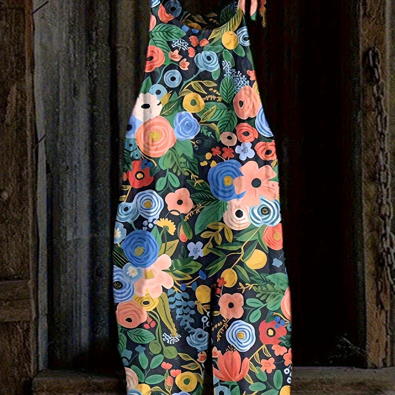 Colorful Floral Vacation Jumpsuit
