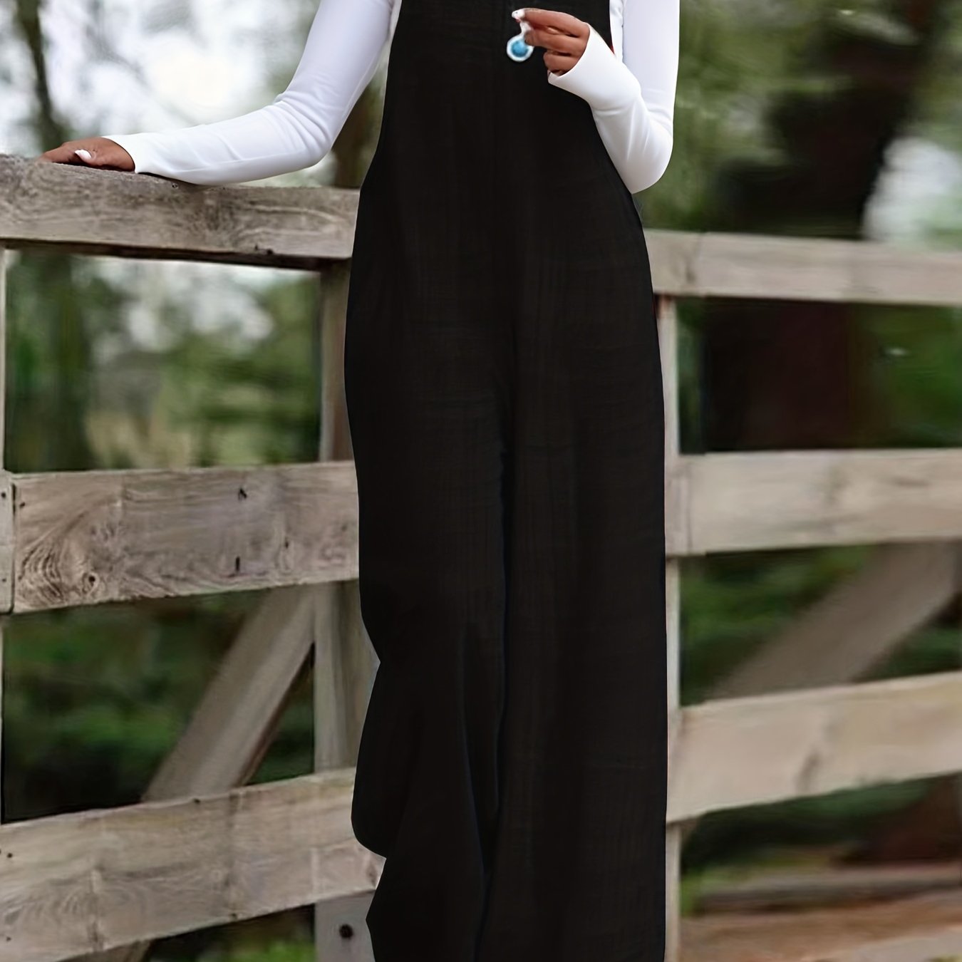 Sleeveless Wide-Leg Jumpsuit
