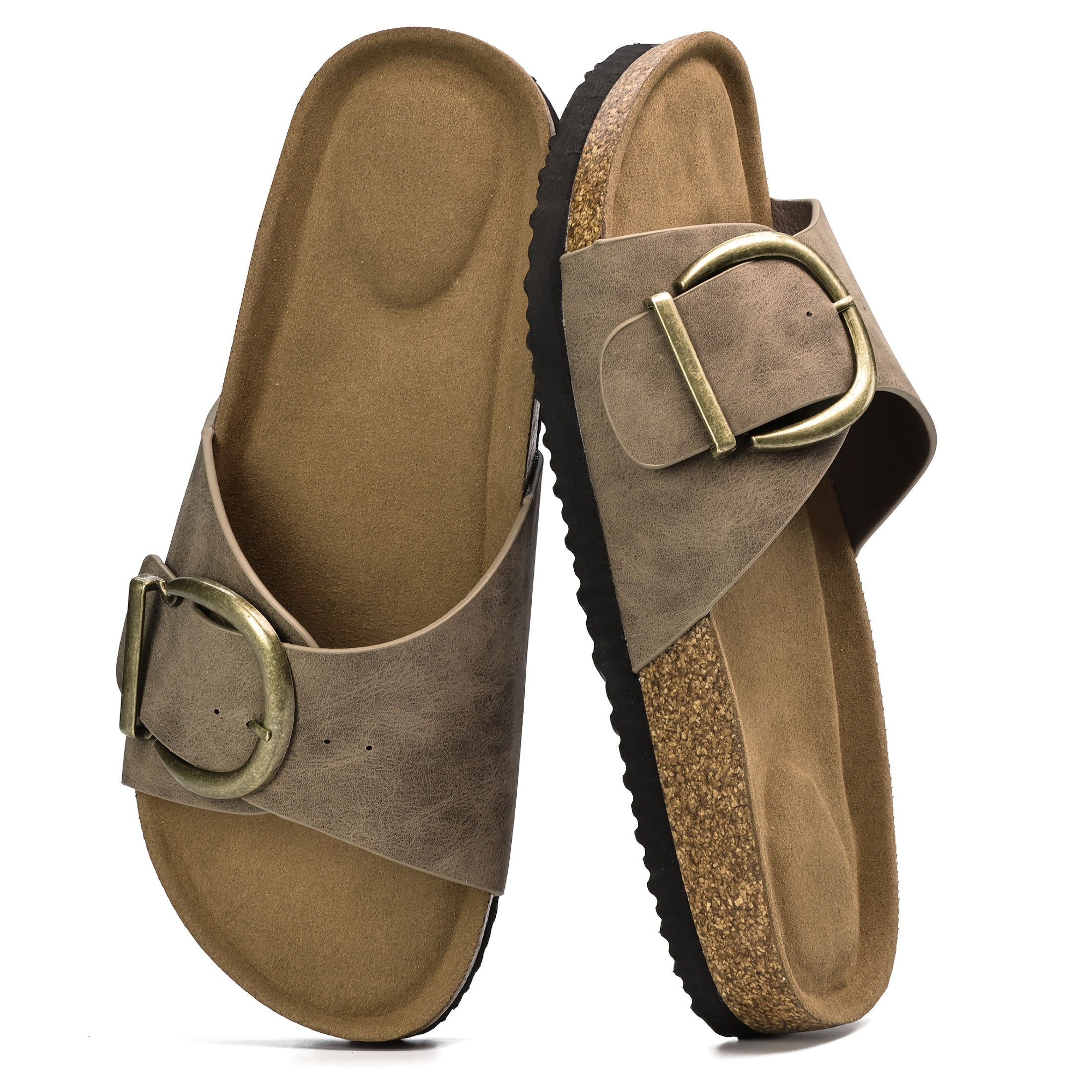 CorkEase Adjustable Buckle Sandals