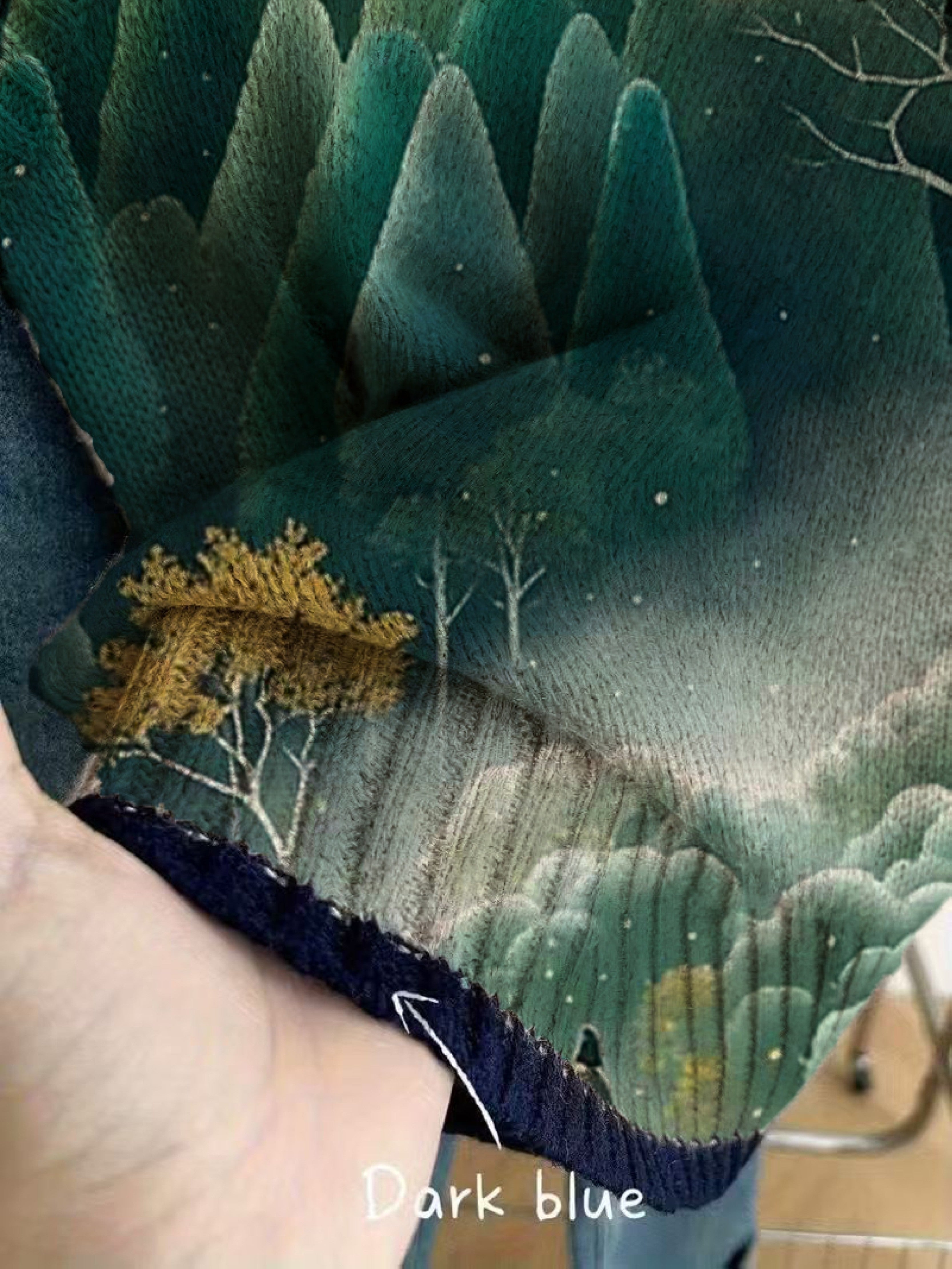 Landscape Art Knit Vest