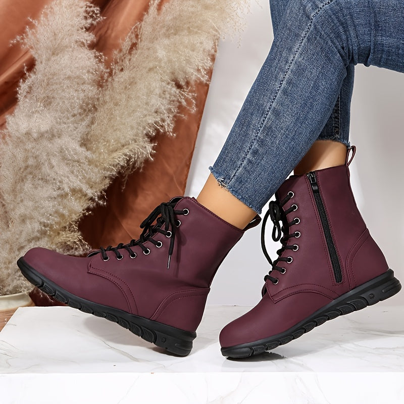 Women's Ankle Flat Boots