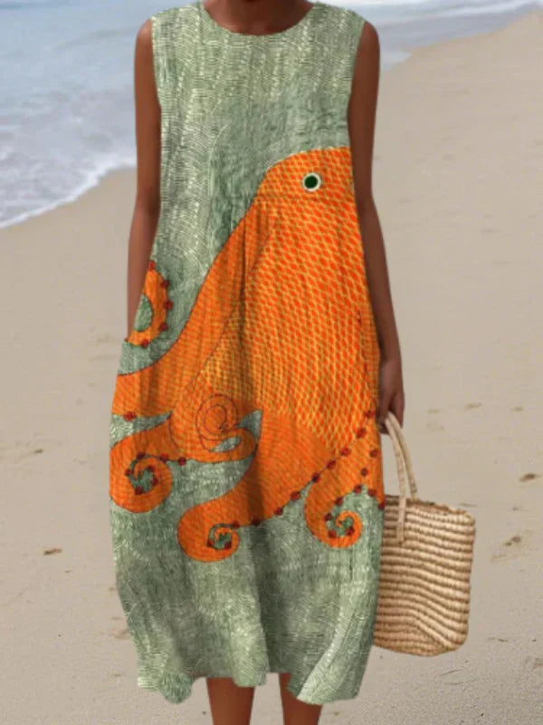 Belle | Boho Midi Dress