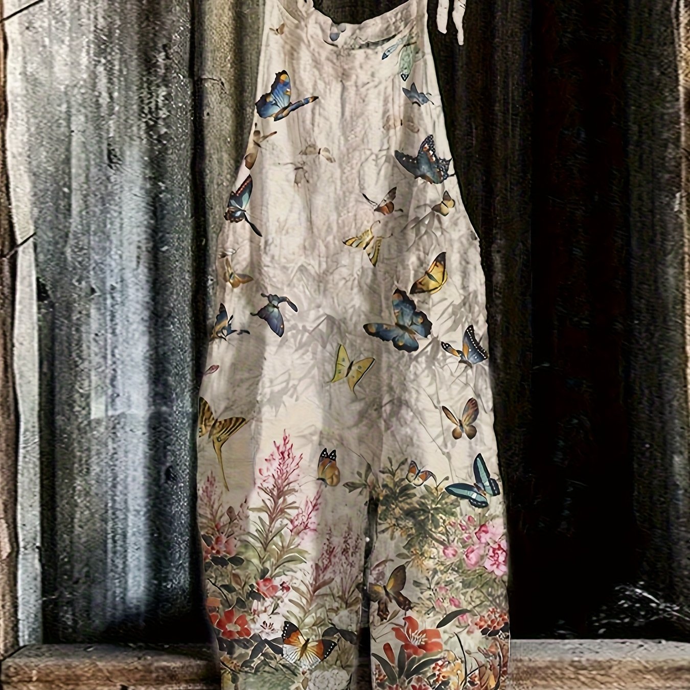 Butterfly Garden Wide Leg Jumpsuit