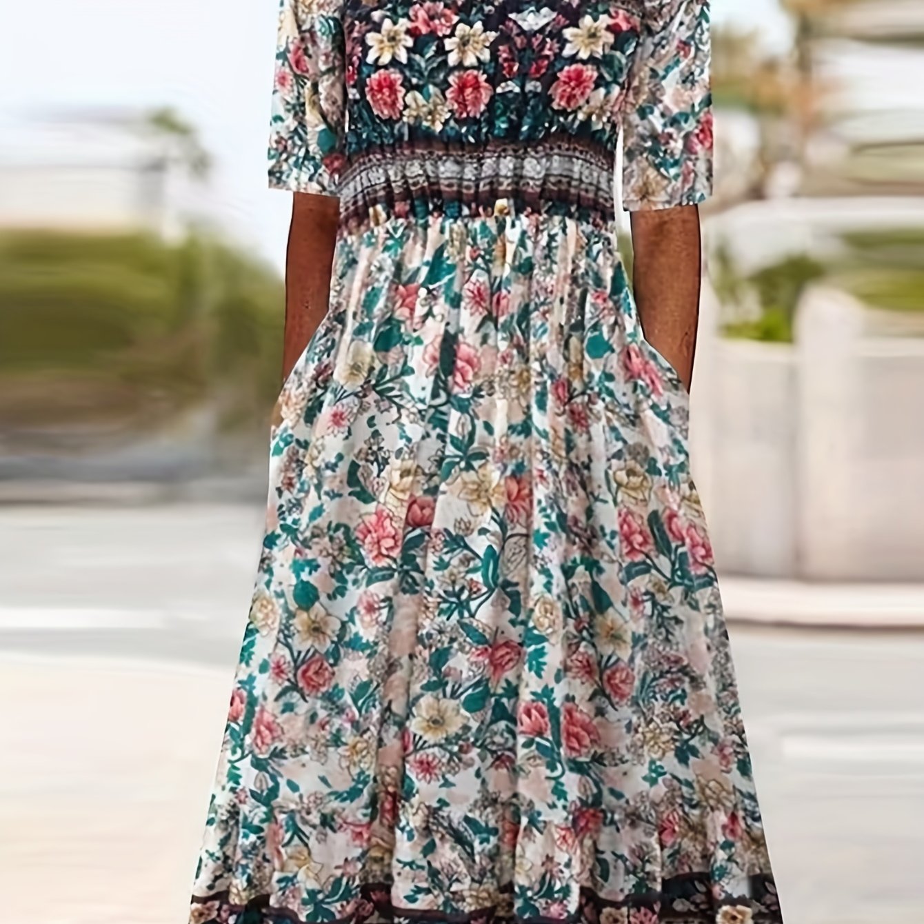 Isla Vintage Boho Maxi Dress