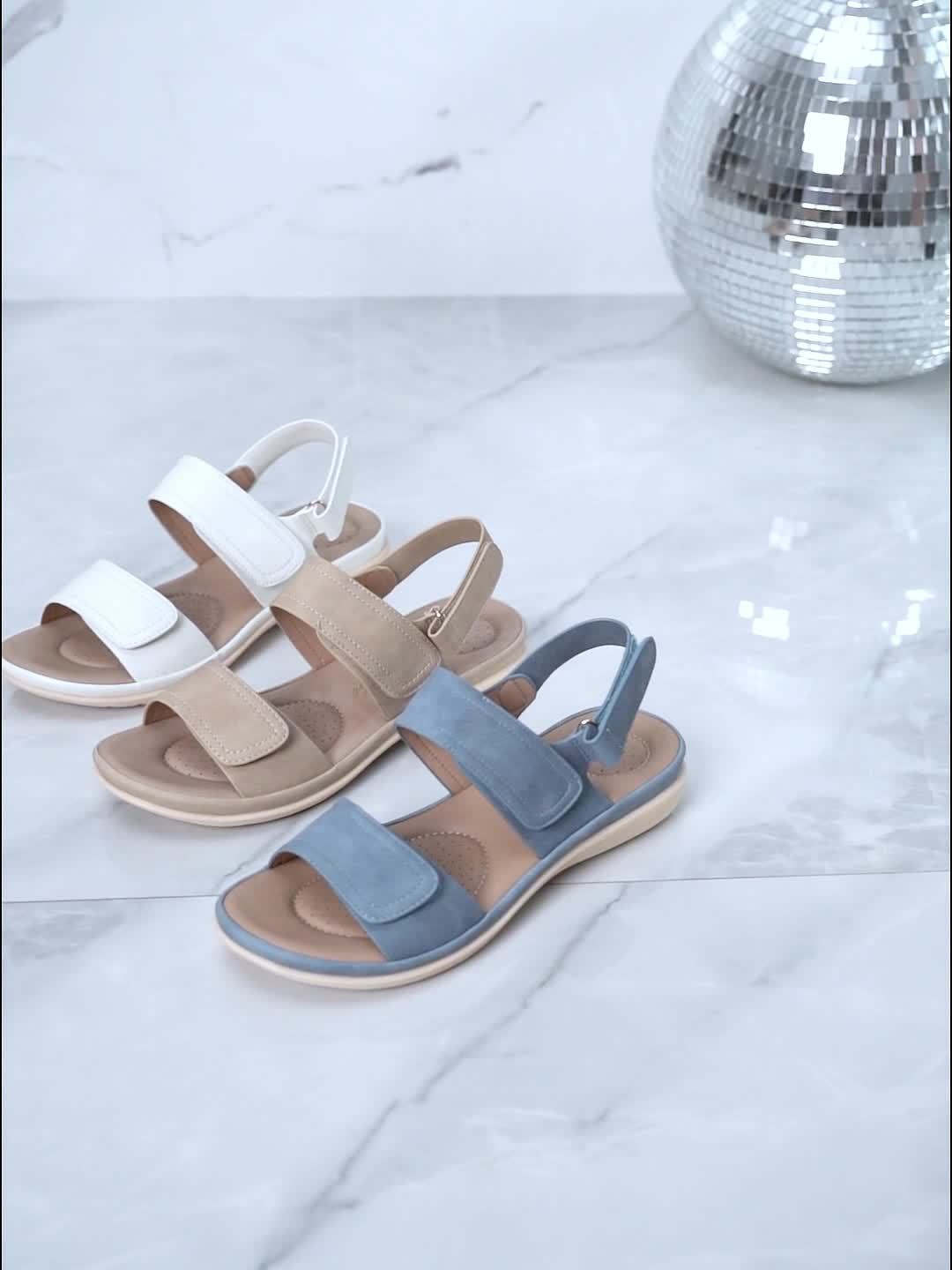 Classic Open-Toe Support Sandals