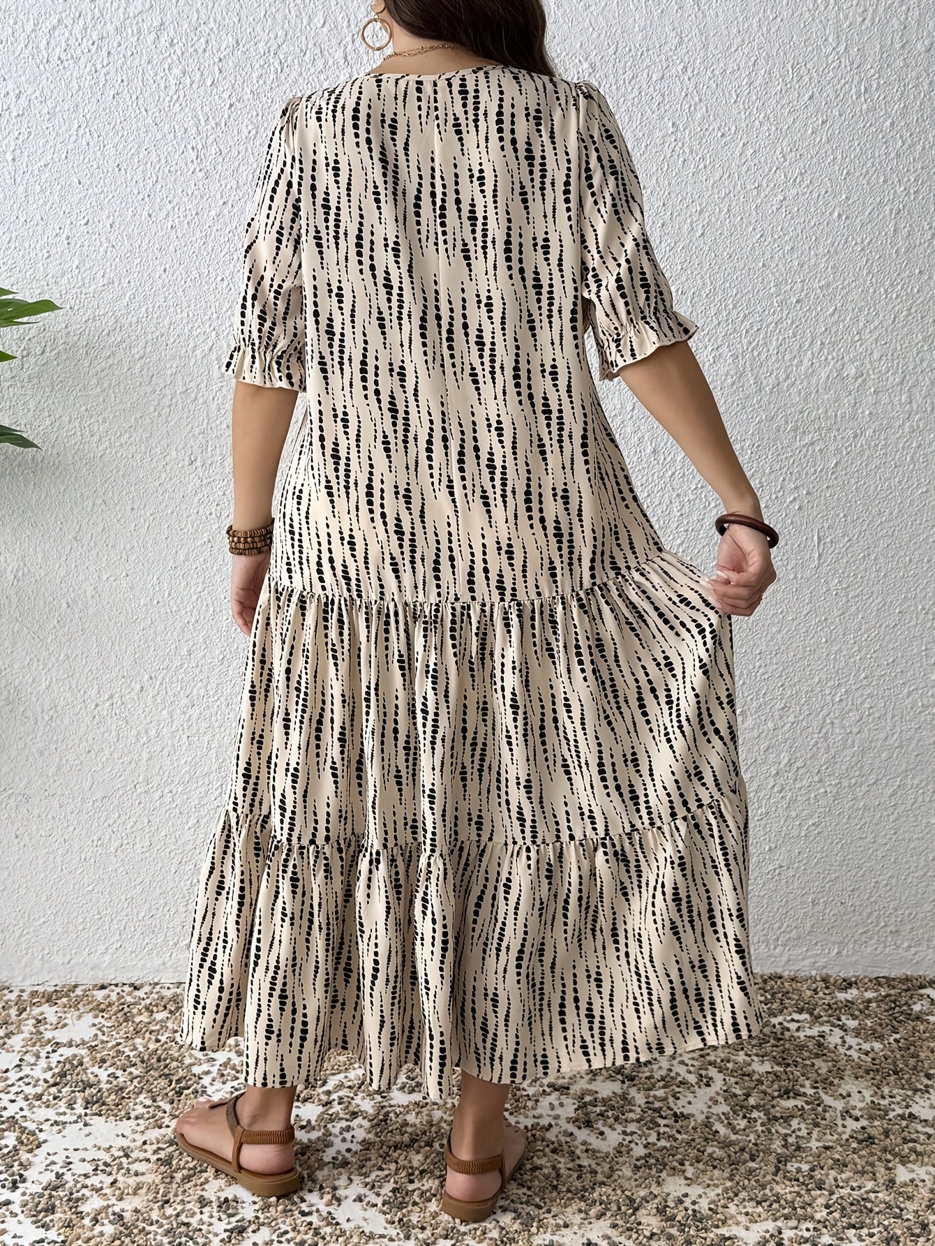 Patchwork Country Maxi Dress