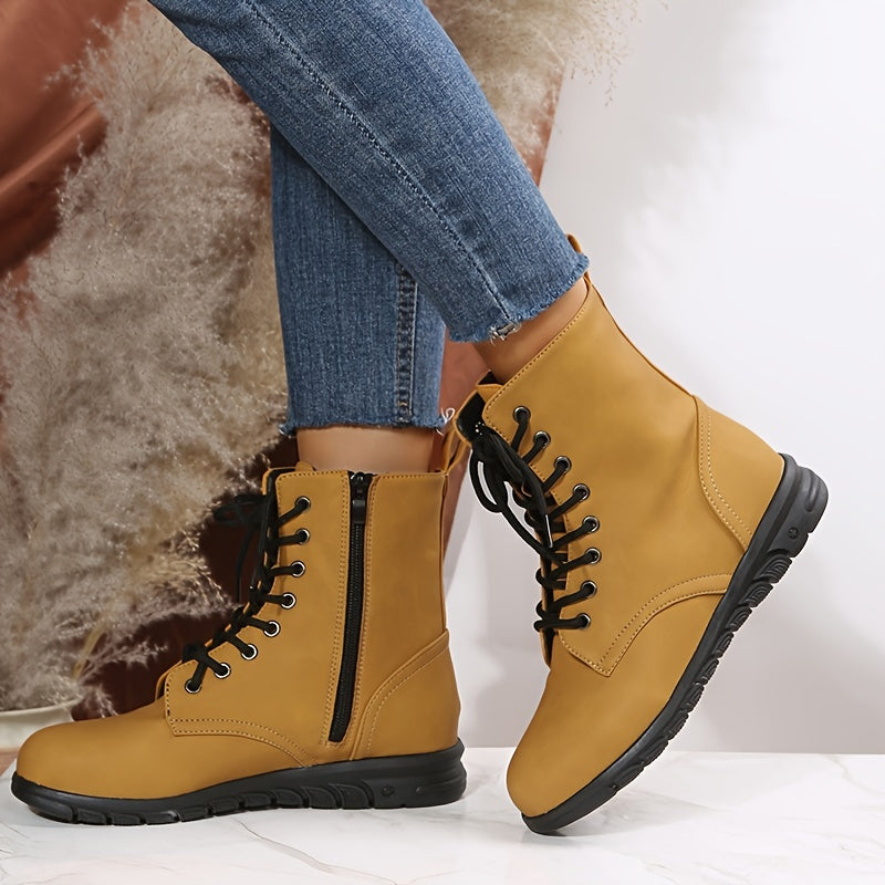 Women's Ankle Flat Boots