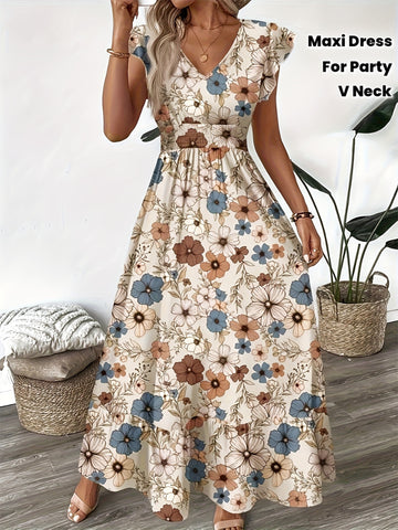 Seasonal A-Line Printed Dress