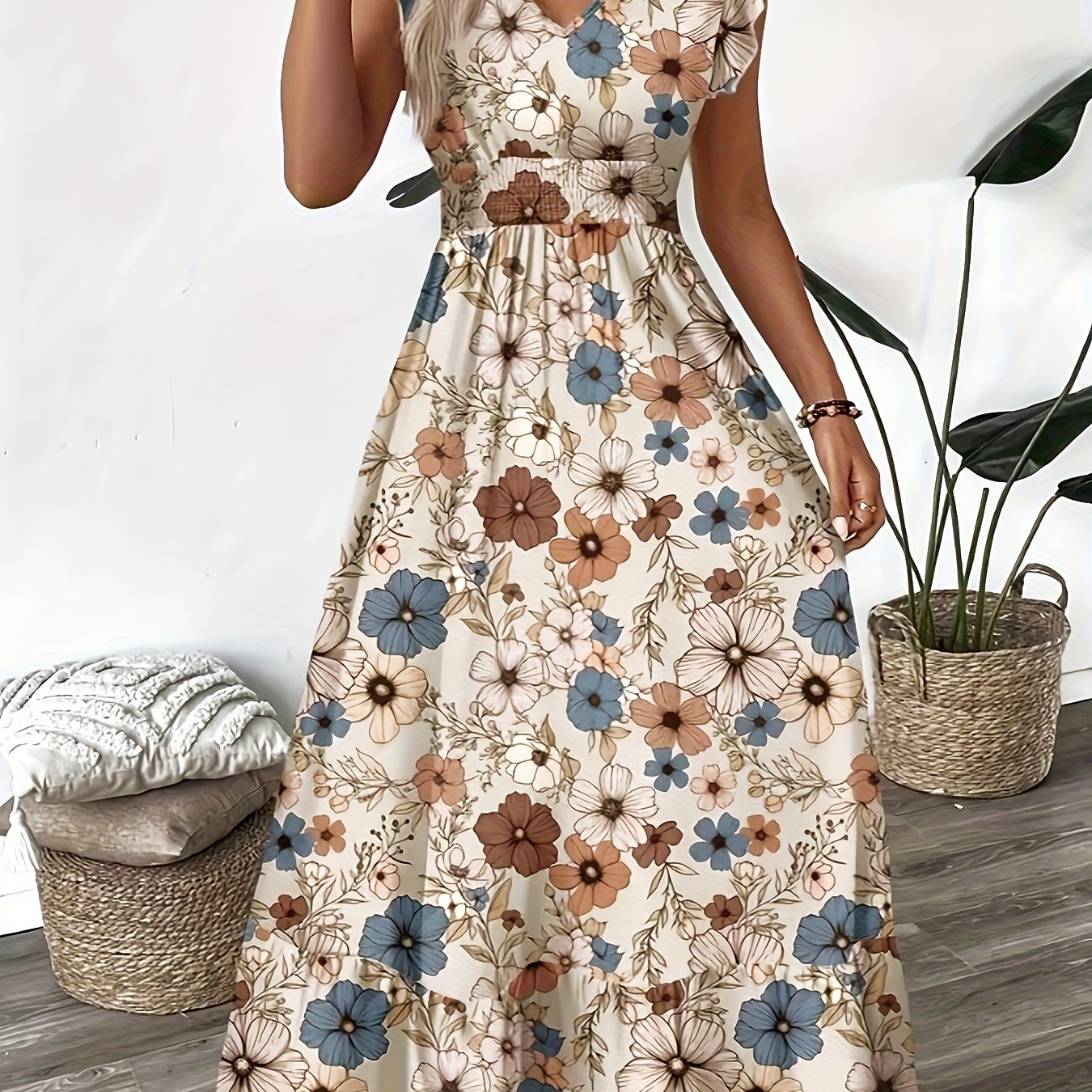 Seasonal A-Line Printed Dress