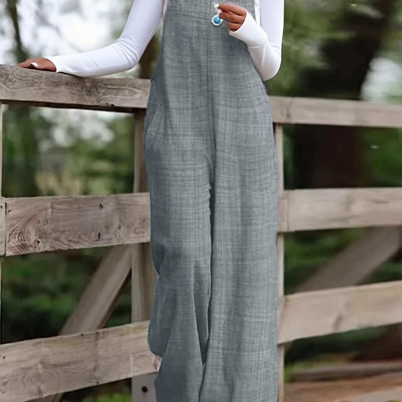 Sleeveless Wide-Leg Jumpsuit