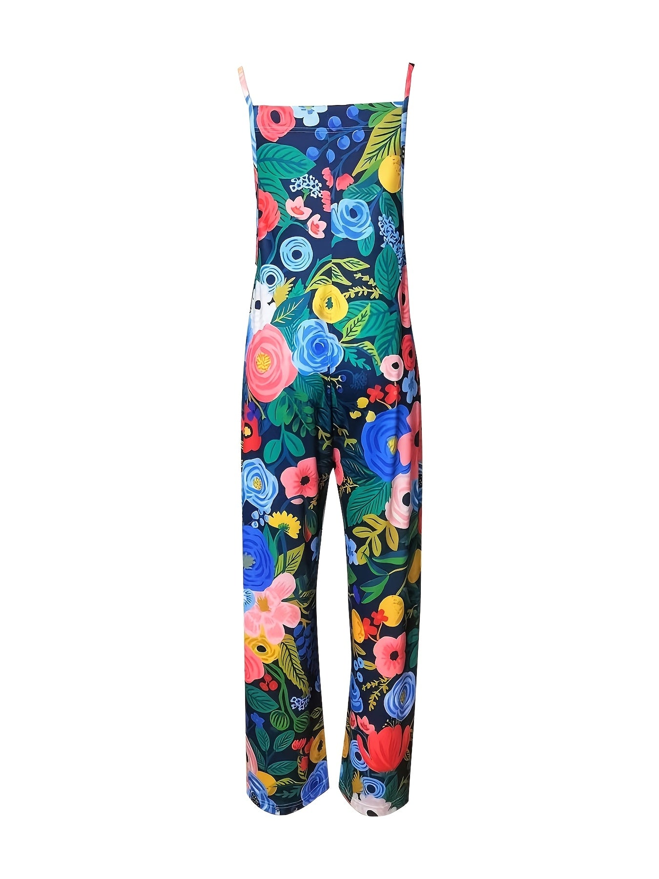 Colorful Floral Vacation Jumpsuit