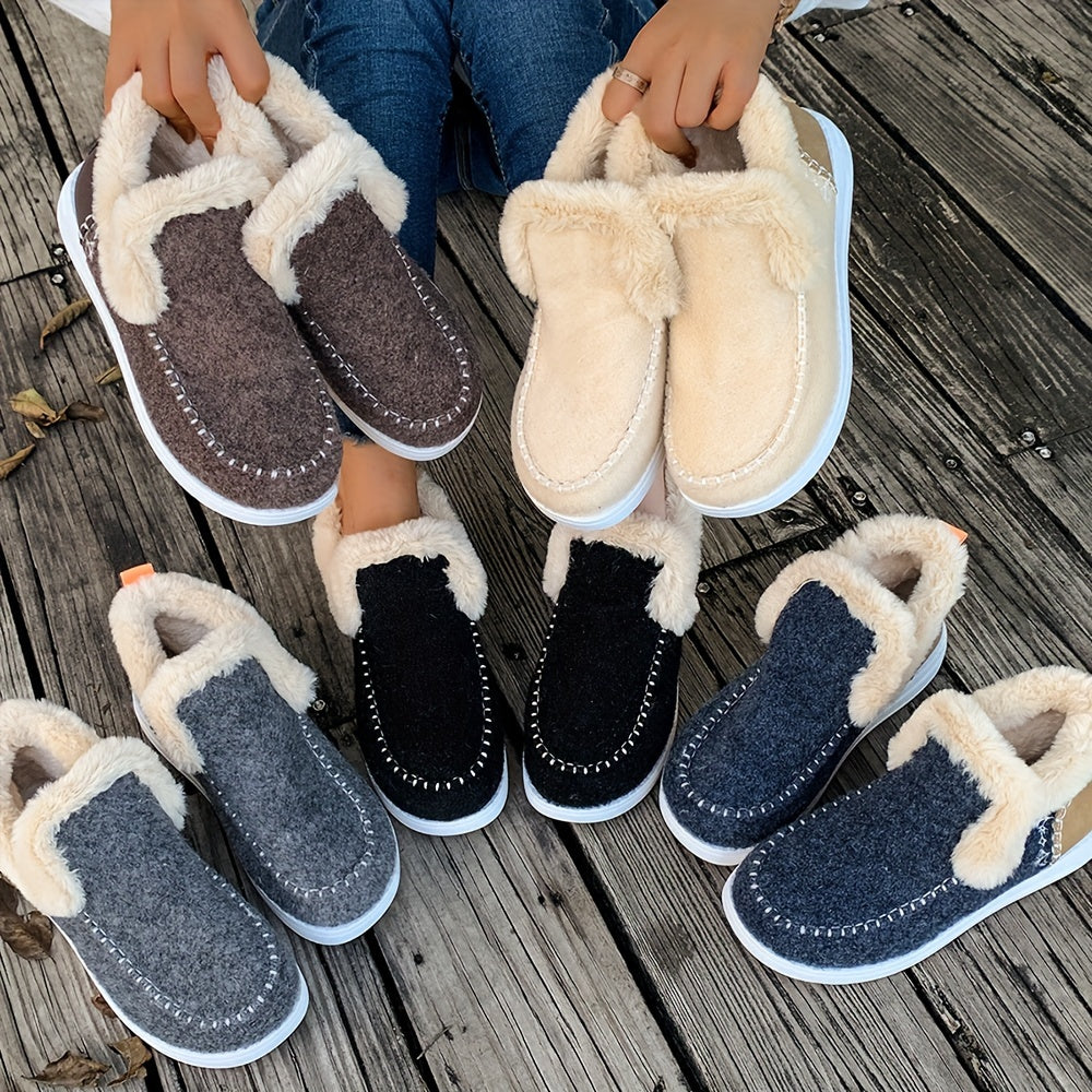 Winter Fleece Ankle Boots
