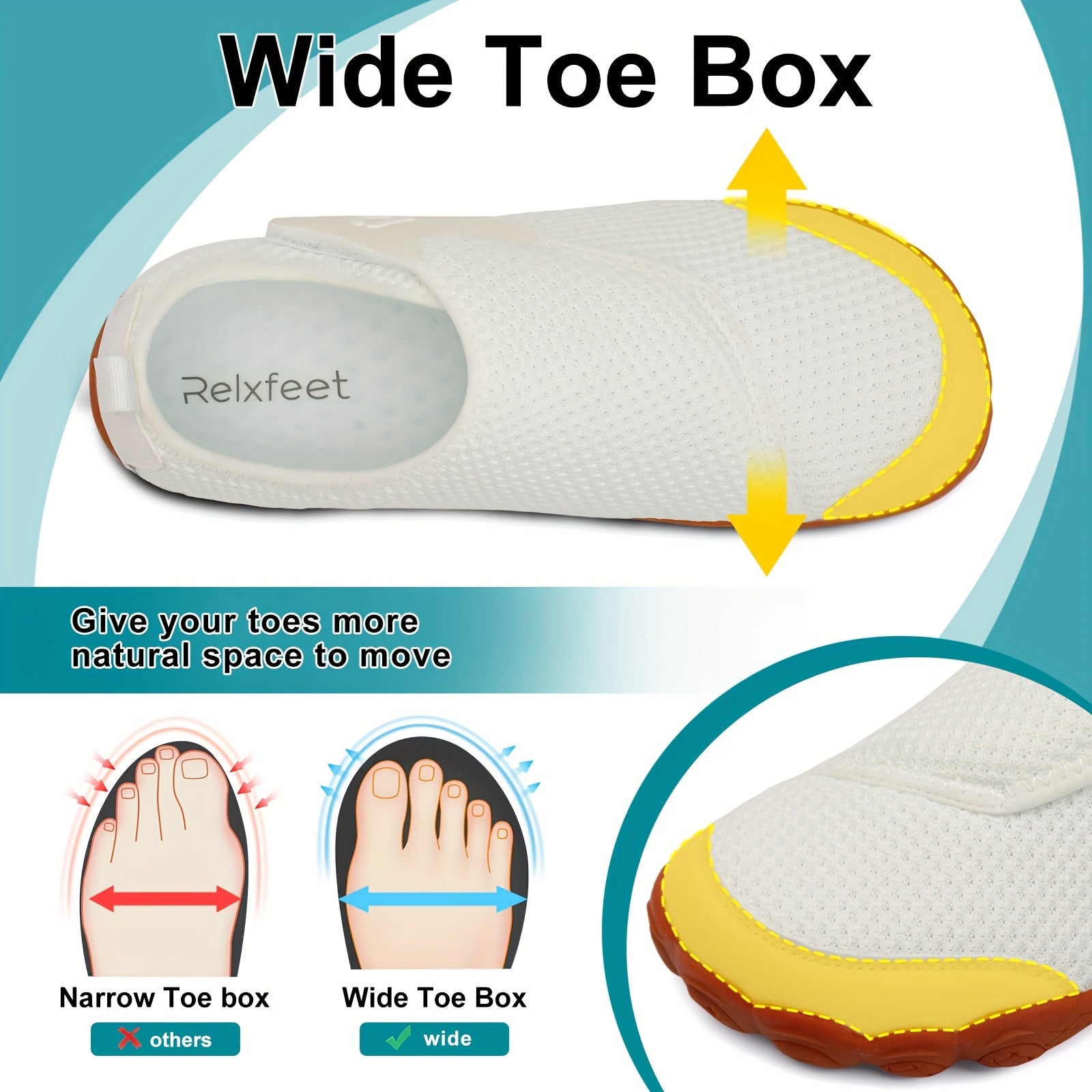 WideFit Zero Drop Comfort Sneakers