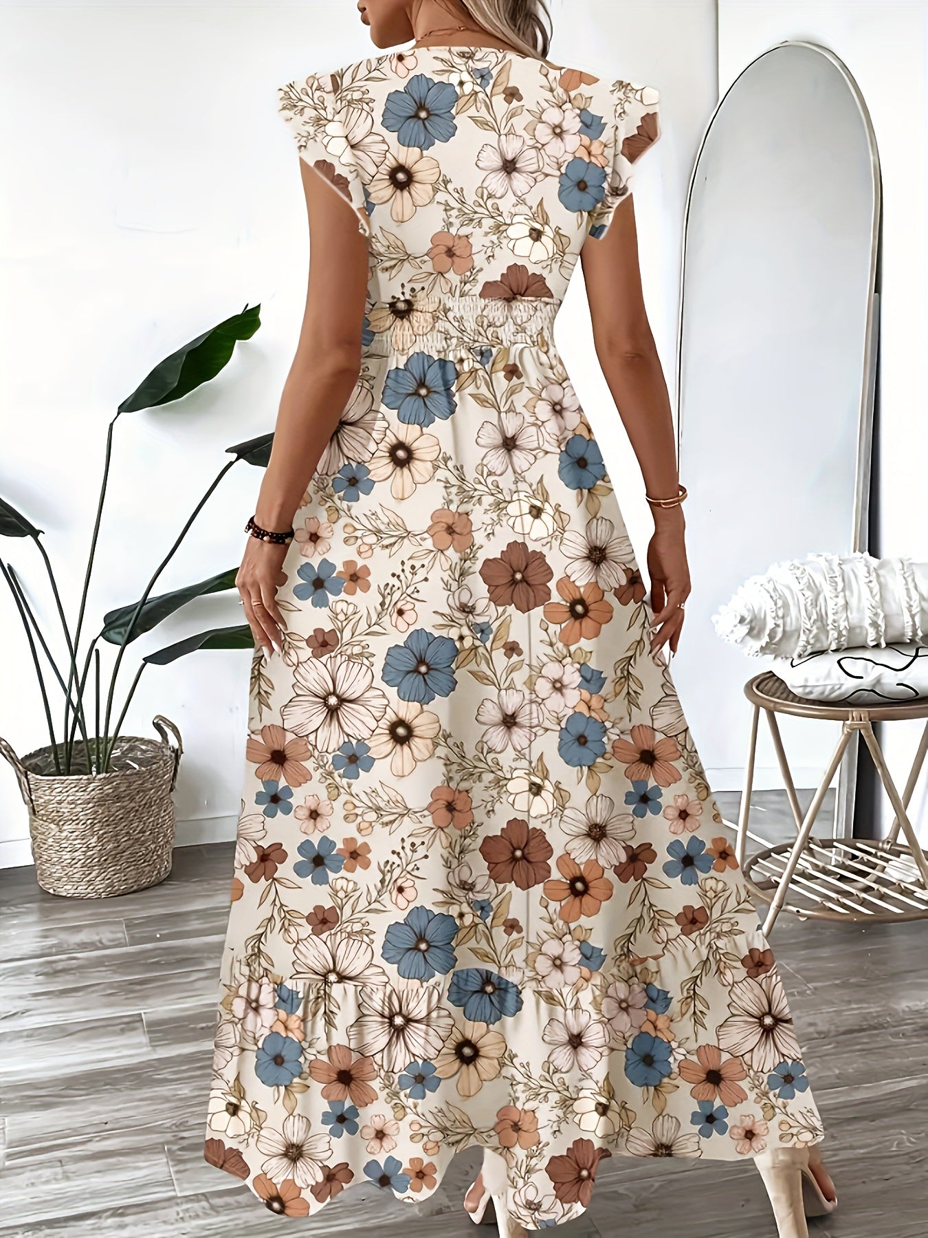 Seasonal A-Line Printed Dress