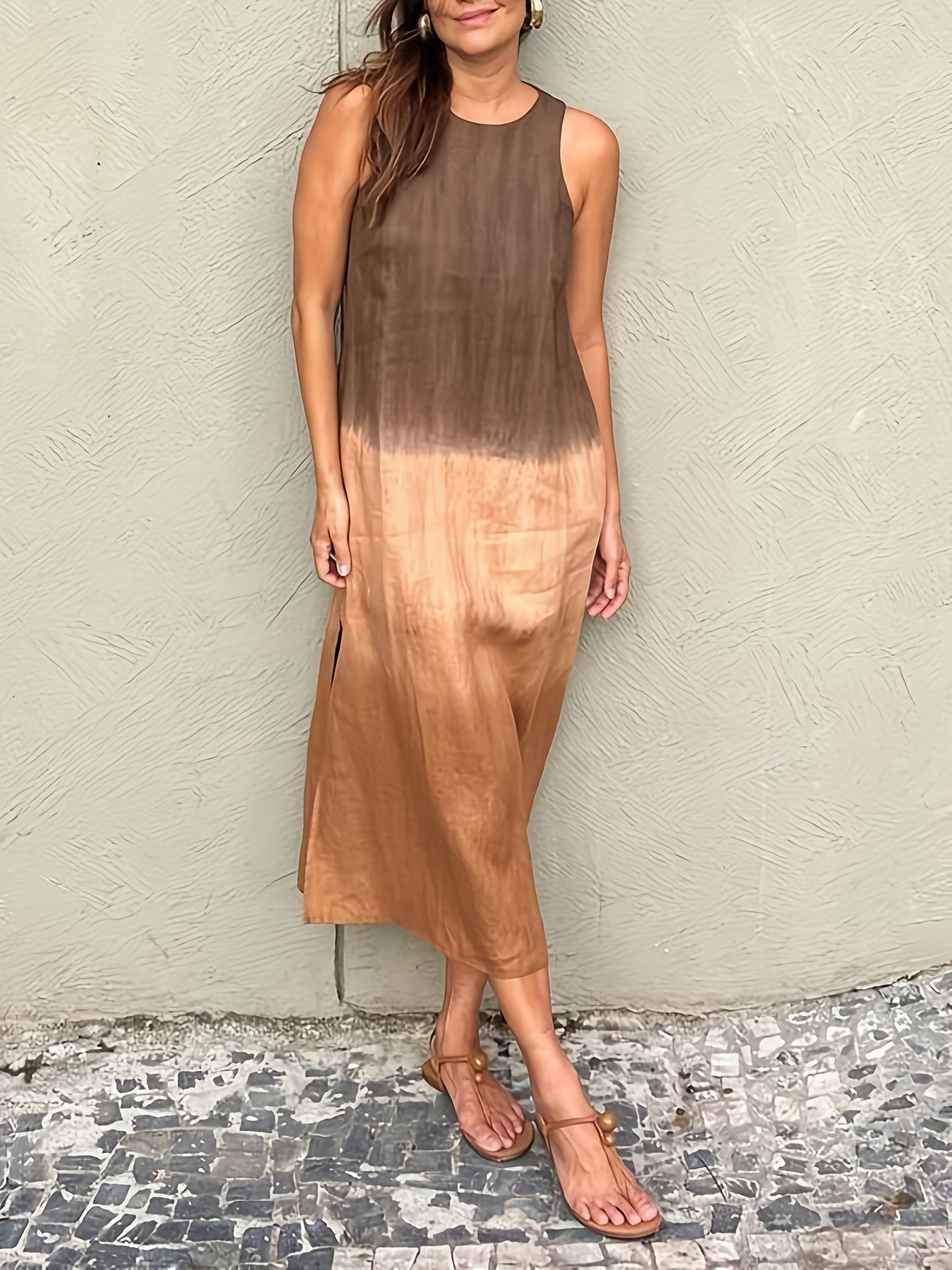 Linen Sleeveless Dress