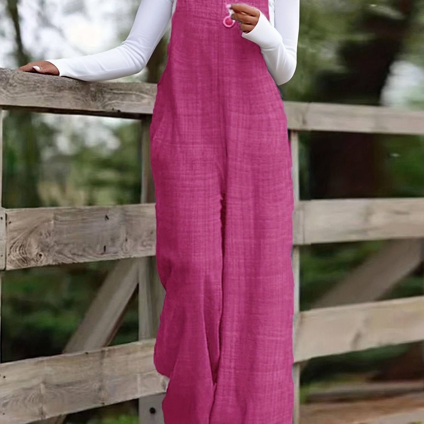 Sleeveless Wide-Leg Jumpsuit