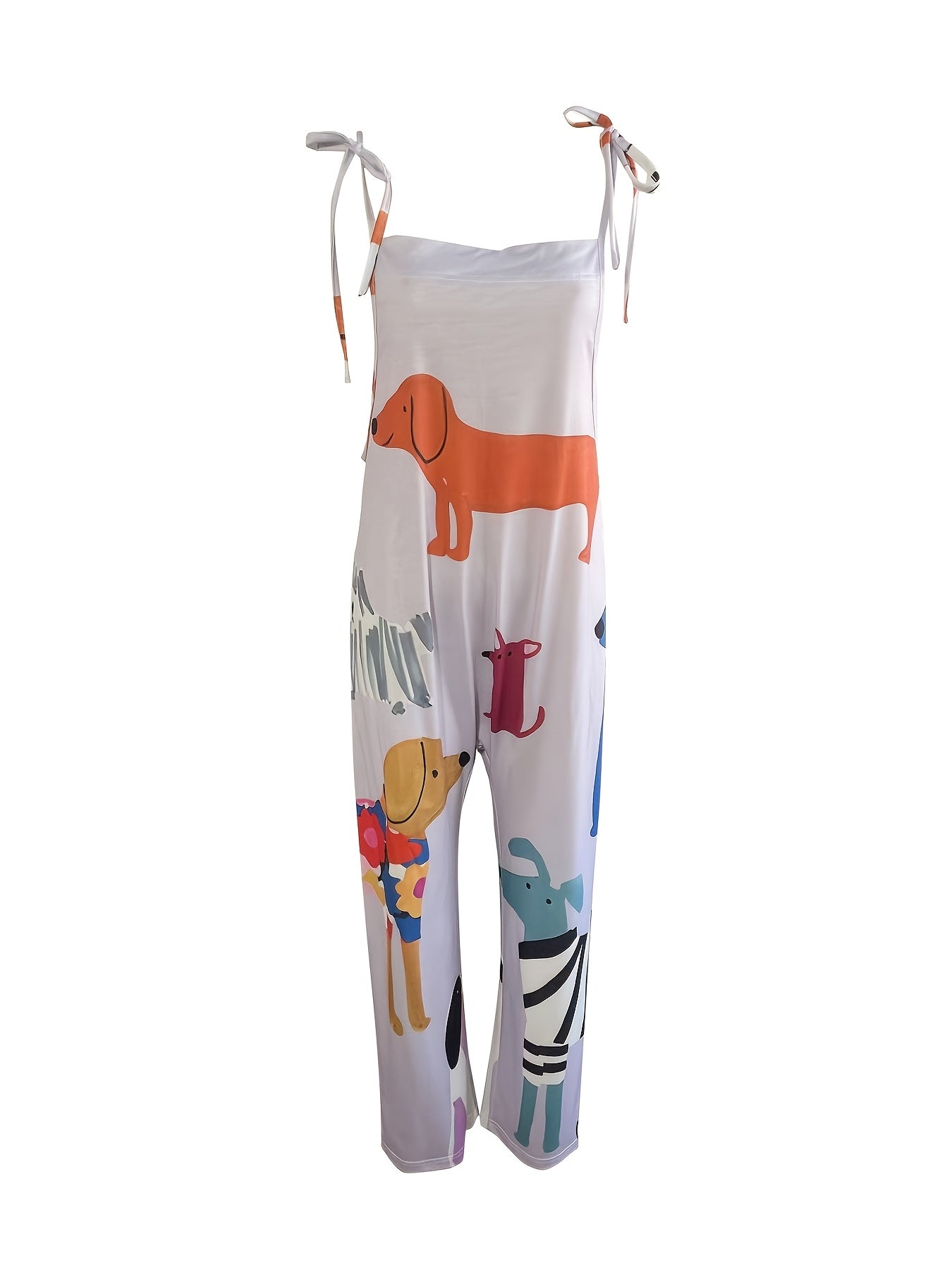 Abstract Dog Bohemian Jumpsuit